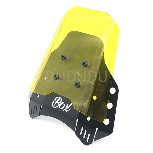 Imagen 2 del producto Parabrisas modificado de aleación de aluminio, decoración de parabrisas pequeño transparente, nuevo para Triumph Speed 400 Speed400 Scrambler 400X