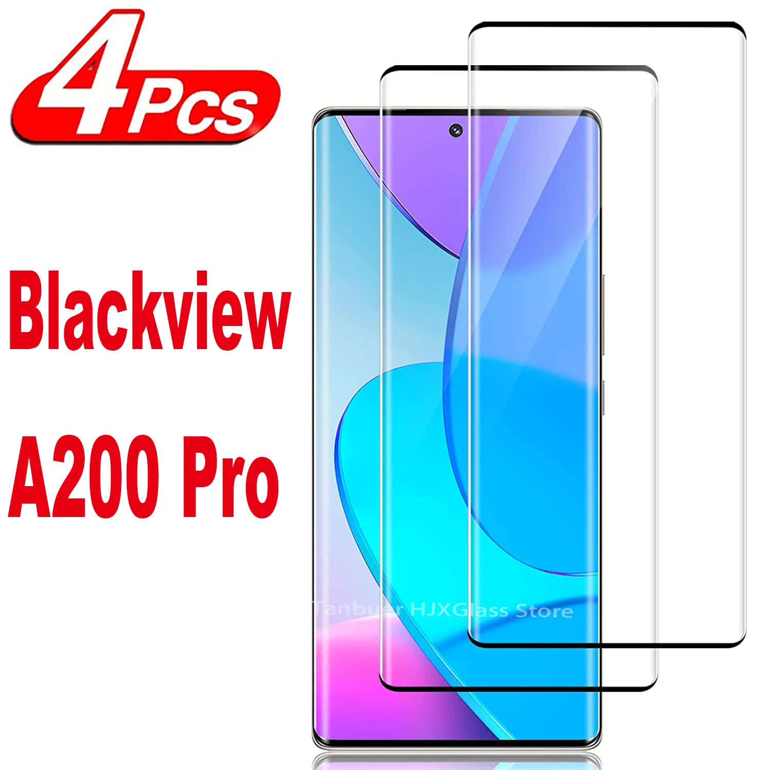 

2/4 шт. закаленное защитное стекло для экрана Blackview A200 Pro