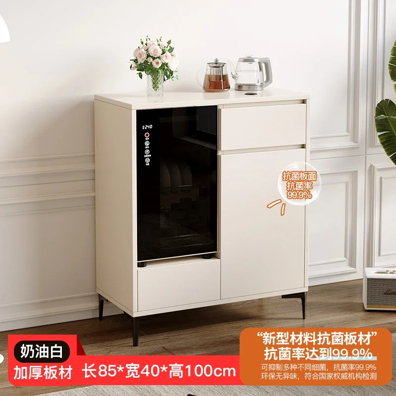 AAliving Room, Tea Bar Machine With Kettle, Intelligent Disinfection Cabinet, Solid Wood Ecological Board, Tea Cabinet Entrance