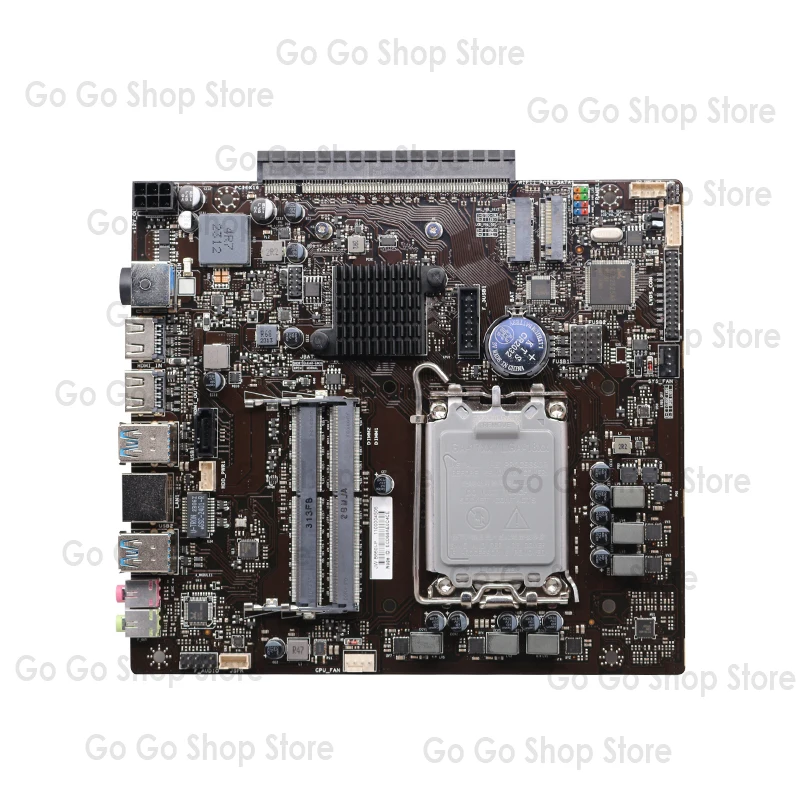 

B660i-p main board supports independent graphics card, M2 hard disk, dual DDR4 memory, dual hdmi interface