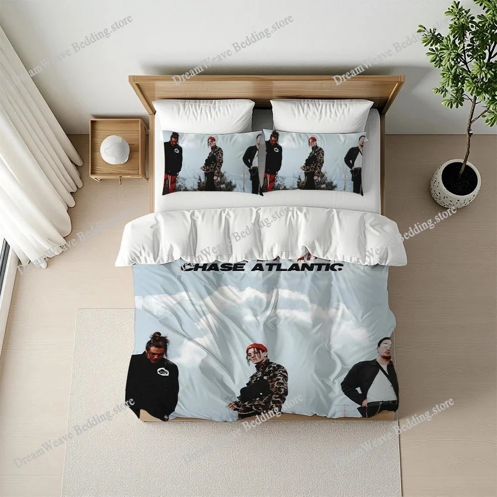 C-Chase A-Atlantic Band Duvet Cover Set Home Style Bedding Soft Laundry Cotton Bed Student Dormitory Gift