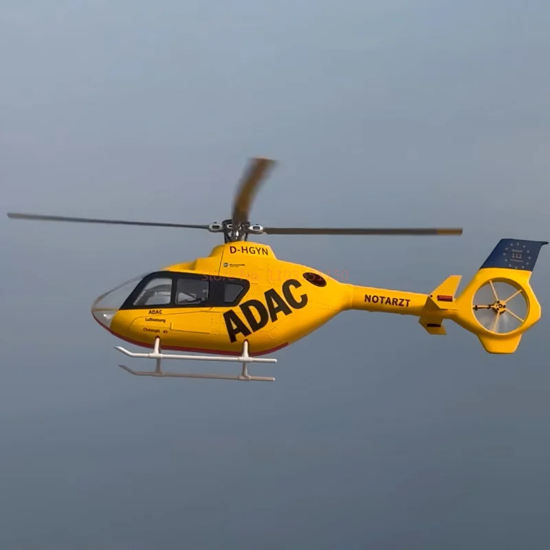 

FLYWING EC135 RC Helicopter RTF EC135 scale helicopter 6CH 470 size rc helicopters 4 blades EC135 Yellow 1:16 6CH rc helicopter