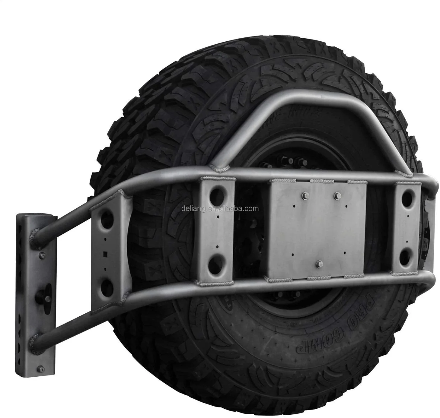 Poison Spyder Body Mounted Tire Carrier For 2007-2017 Jeep Wrangler JK