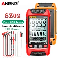 ANENG SZ02 Digital Multimeter Transistor Smart Testers 9999 Counts True RMS Auto Electrical Capacitance Meter Temp Resistance