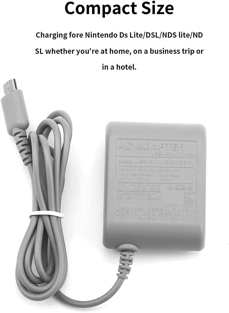 AC 100-240V Charger Travel Wall EU US Plug Charger Adapter Power Supply for Nintendo DSL DS Lite NDSL AC Adaptor Accessoires