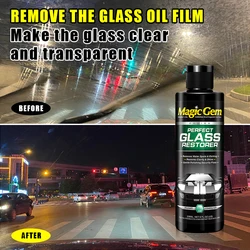 Magic Gem M24 Car Glass Film Remover Windscreen Cleaner Removes film and water spots Prevents glare Restores clarity of vision