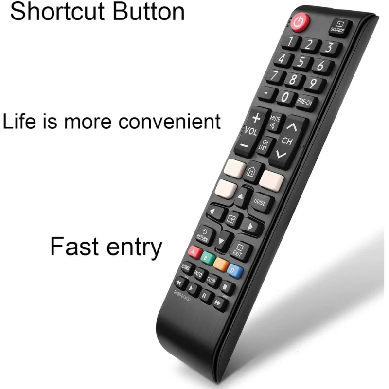 Remote Control for Samsung TVs Series 4K 8K LED LCD HDTV, 3D TVs Remote Controls with Quick App Buttons Dropship