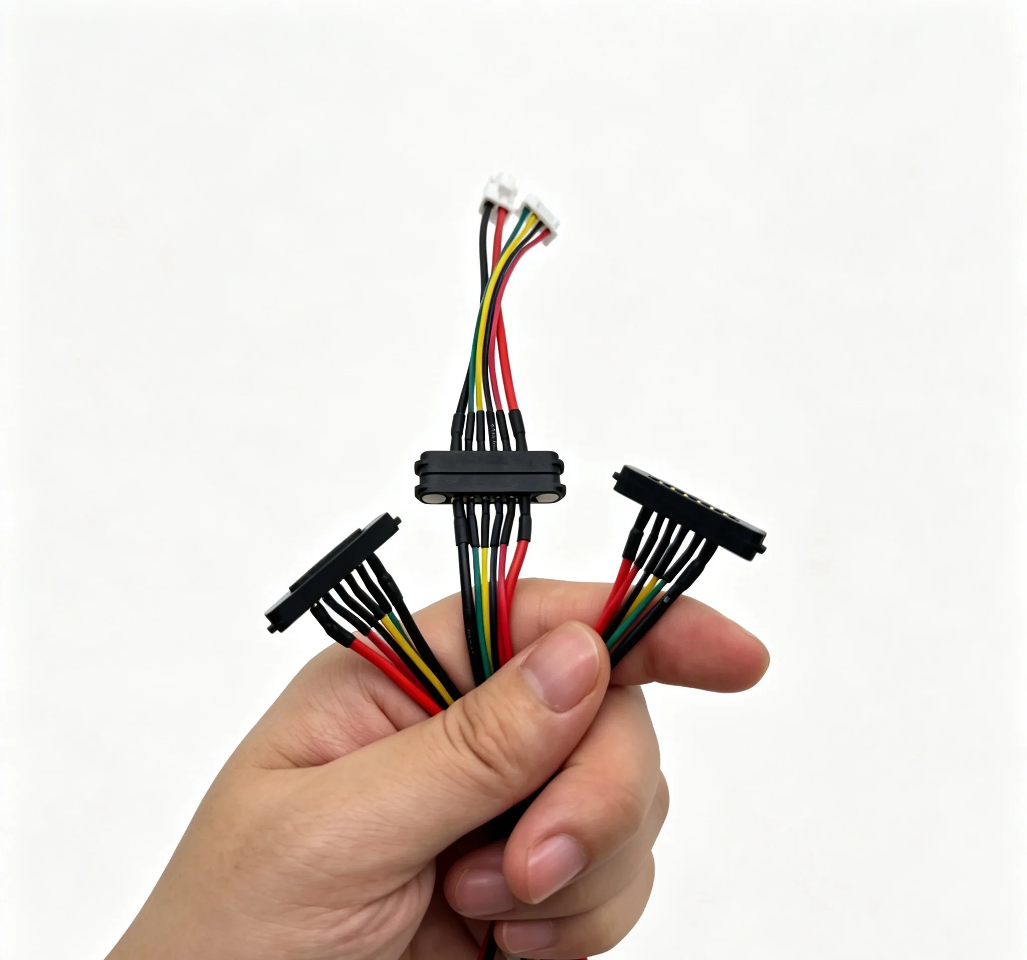 4Pair Spring Loaded Male Female 2.54MM 4.0MM Pitch 6Pole Through Holes PCB Connector 5A DC Magnetic Pogo Pin