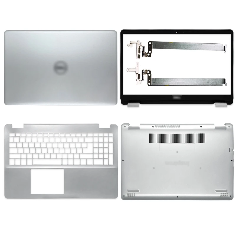 

NEW Laptop LCD Back Cover/Front Bezel/Hinge/Palmrest/Bottom Case Computer Case For DELL Inspiron 15 5000 5584 Silver Blue