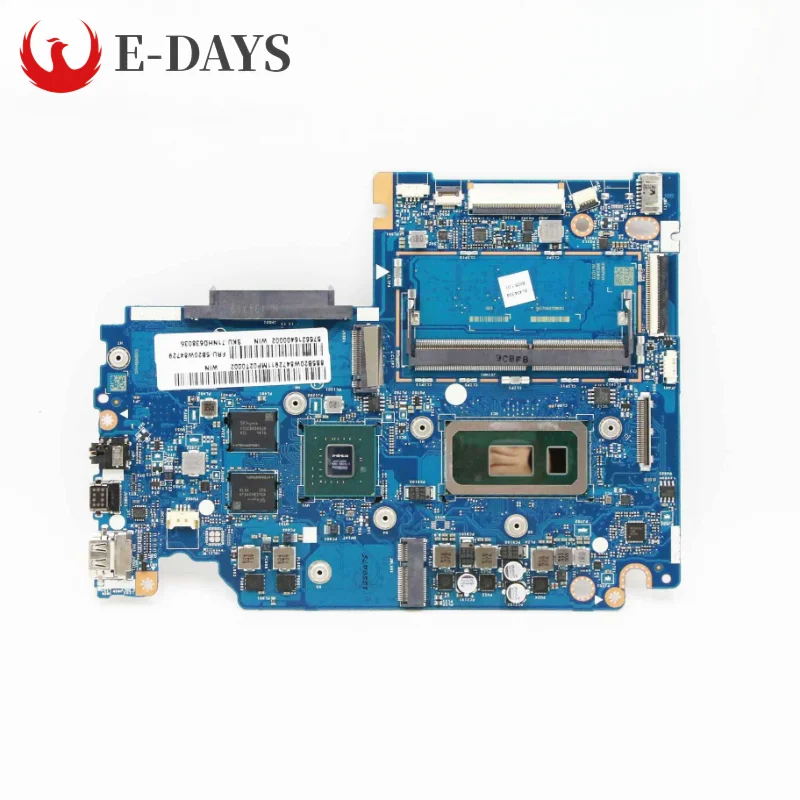 For Lenovo Ideapad S340-15IML Laptop Motherboard LA-H104P Mainboard with I7-10510U MX230 2G 4GB 100% Tested Ok