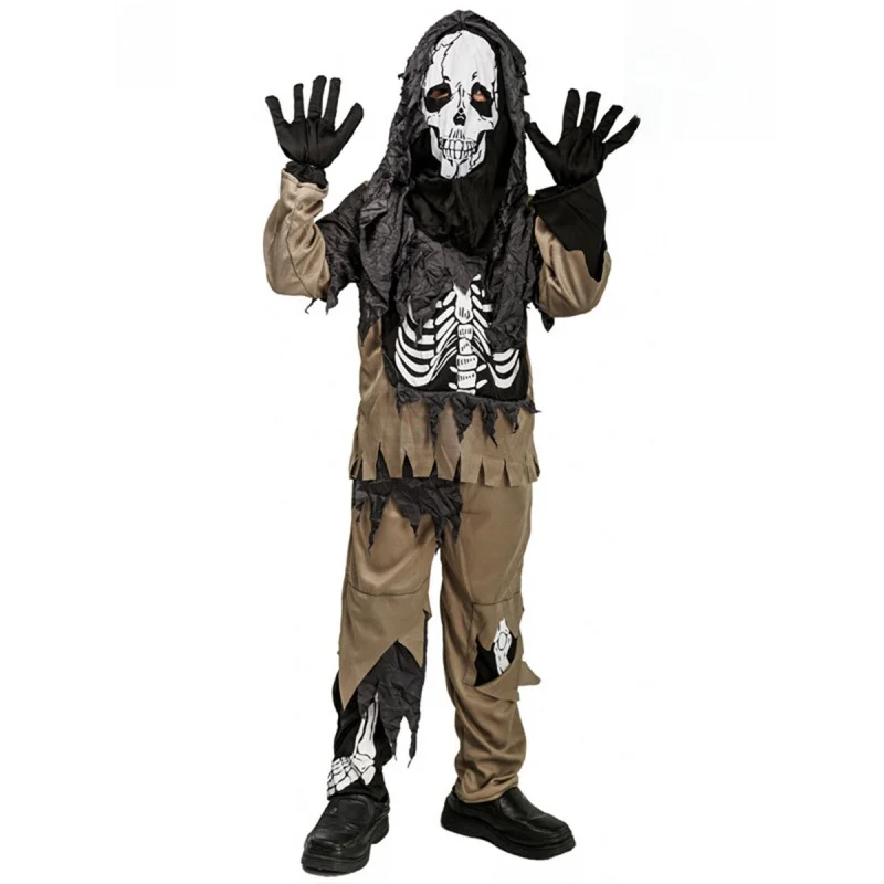 loween Ragazzi Terrore Scheletro eup Par Costume di Scena Costume Cosplay Vestito di Ballo Par Outfit 2025 Autunno Nuovo Arrivo