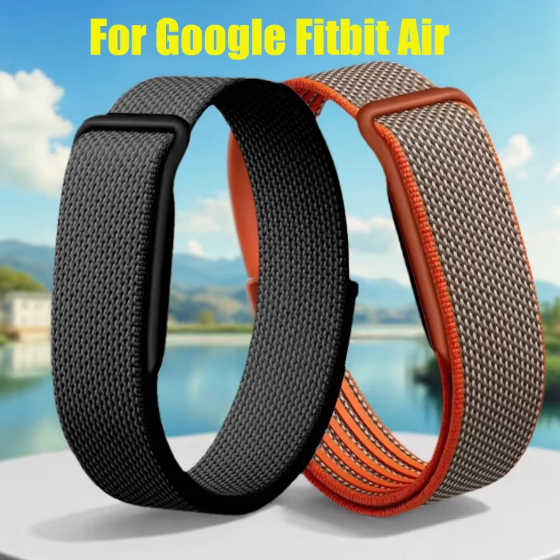 Gewebter Nylon-Ersatzriemen für Google Fitbit Air Sport, geflochtenes Uhrenarmband, atmungsaktives Band für Fitbit Air Fitness Tracker-Gürtel