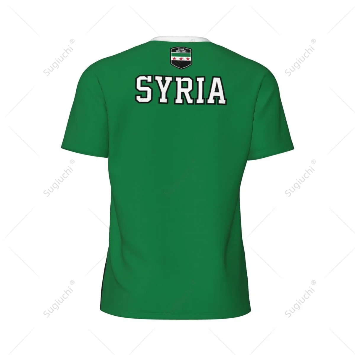 Exclusive design Syria Flag 1932-1963 3D Printed Men For Running Bike Soccer Tennis Fitness Sports tshirt Mesh Short T-shirt