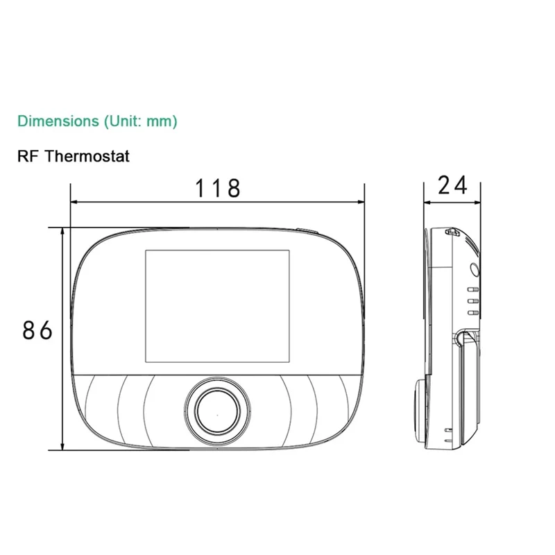 -MEOF Tuya Thermostat sans fil Wifi intelligent pour chaudière à gaz batterie de chauffage RF 433MHZ Thermostat régulateur de température Alexa