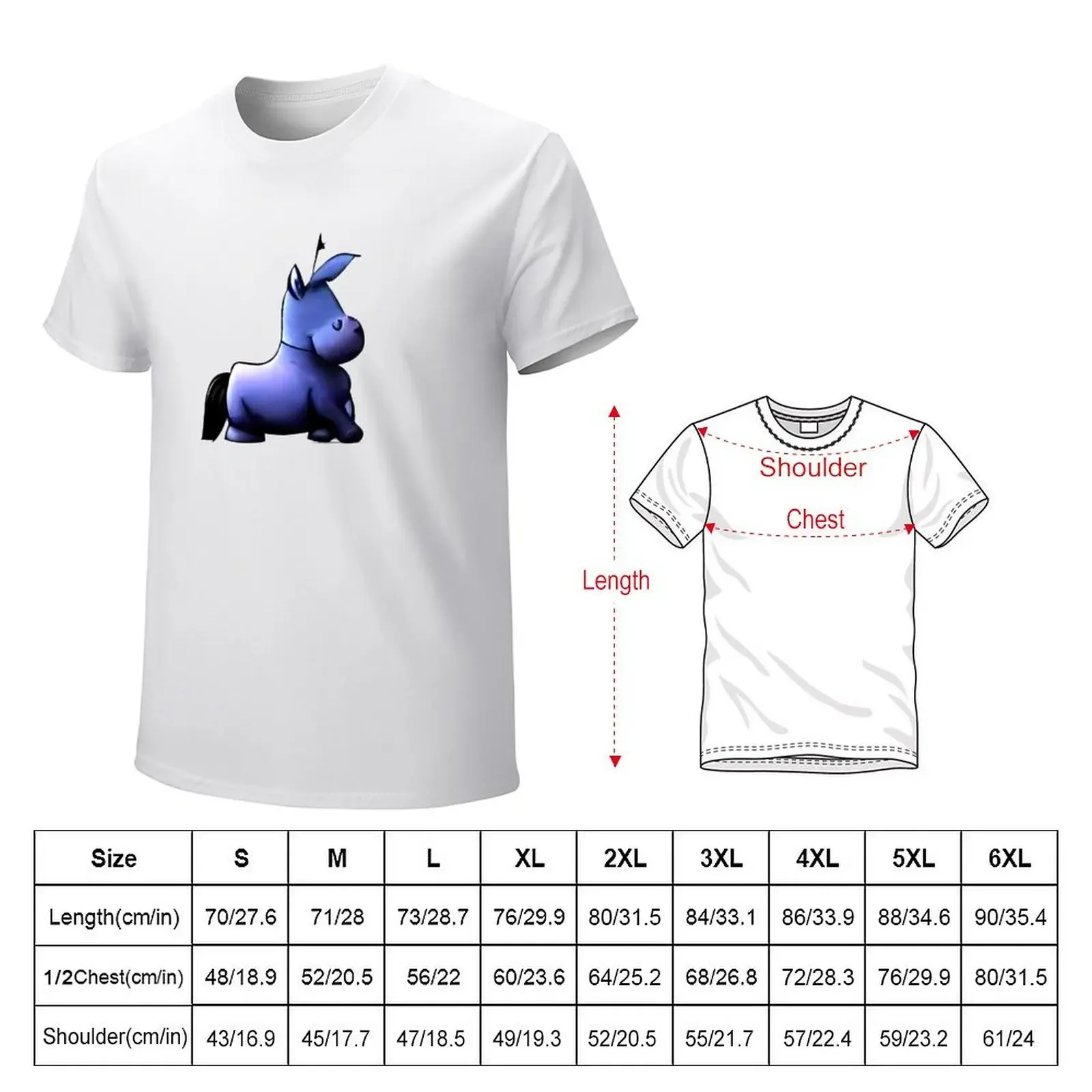 Chonky Boi Eeyore T-shirt animal prinfor boys aesthetic clothes vintage clothes customizeds mens plain t shirts