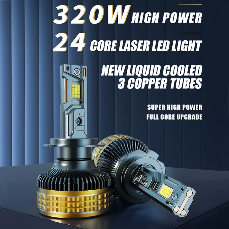 

DAPUSI H7 LED Canbus Car Headlight HB4 H11 H4 H1 9012 HB3 9005 9006 H8 H9 H3 Lights Plug-N-Play Bulbs 320W 6000K Auto Lamp