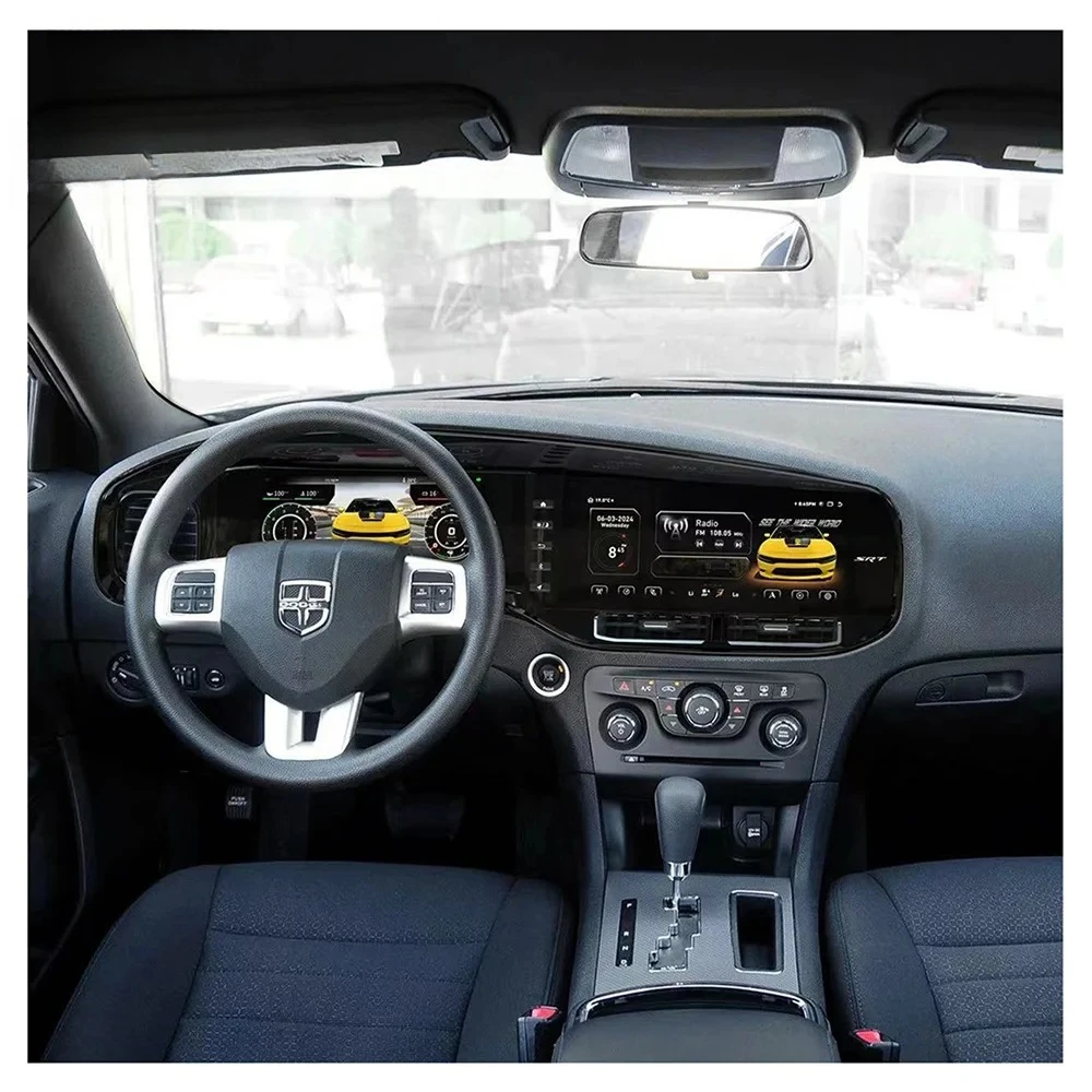 

12.3'' Автомагнитола RoadNavi OEM на Android для Dodge Charger RT SRT Hellcat Scat Pack 2011-2023 с Android Auto и CarPlay