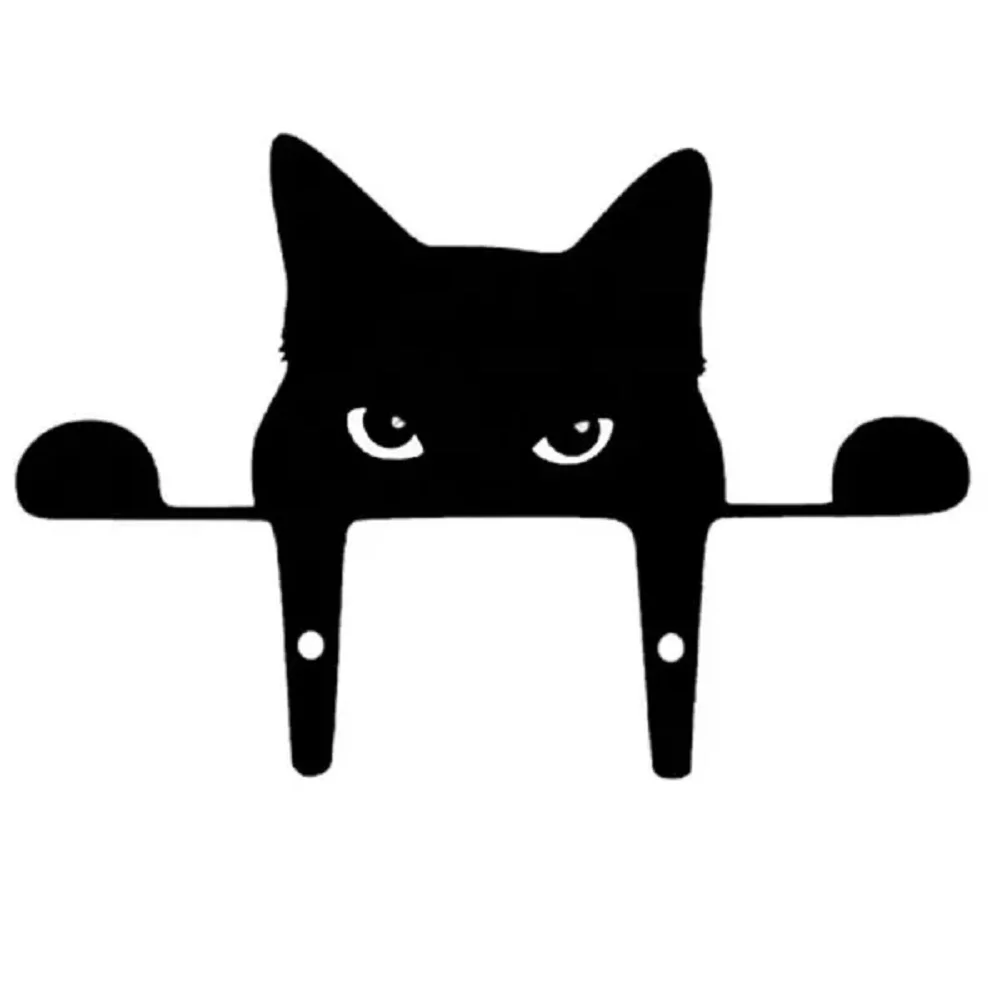 Charmante Kattenfamilie Tuinpalen-Decoratief Schattig Kattensilhouet, Ideaal Voor Tuin, Tuin En Gazon, Elegante Buitenbeelden