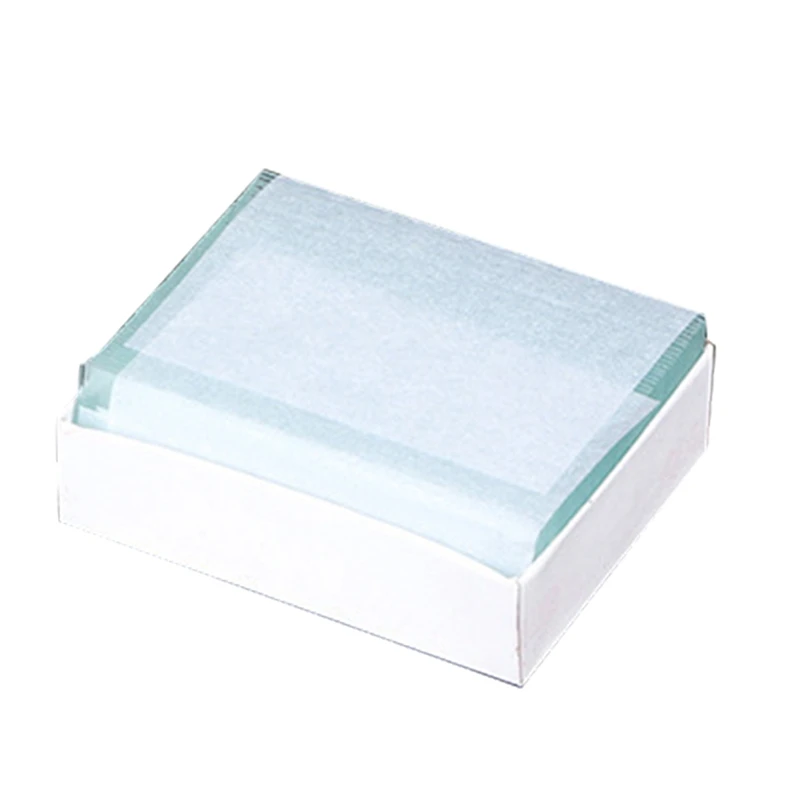 FULL-50Pcs Microscope Slides Blank Biology Glass Slide For Basic Biological Science 25.4X76.2MM