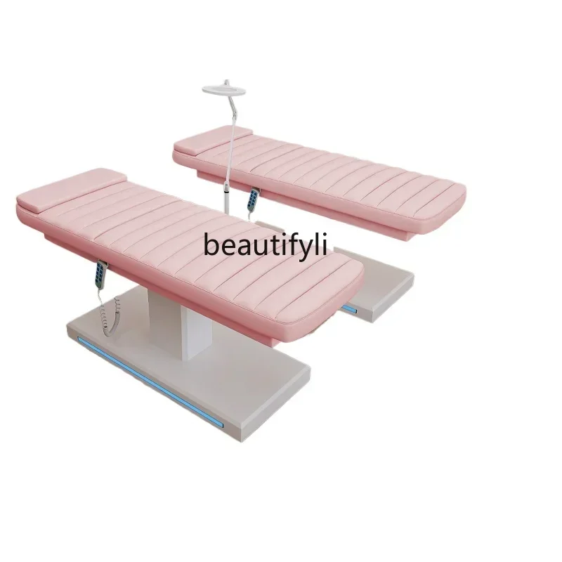 New Arrivals Deluxe electric lifting beauty bed, multi-functional beauty bed, special eyelash bed Y17 S 14