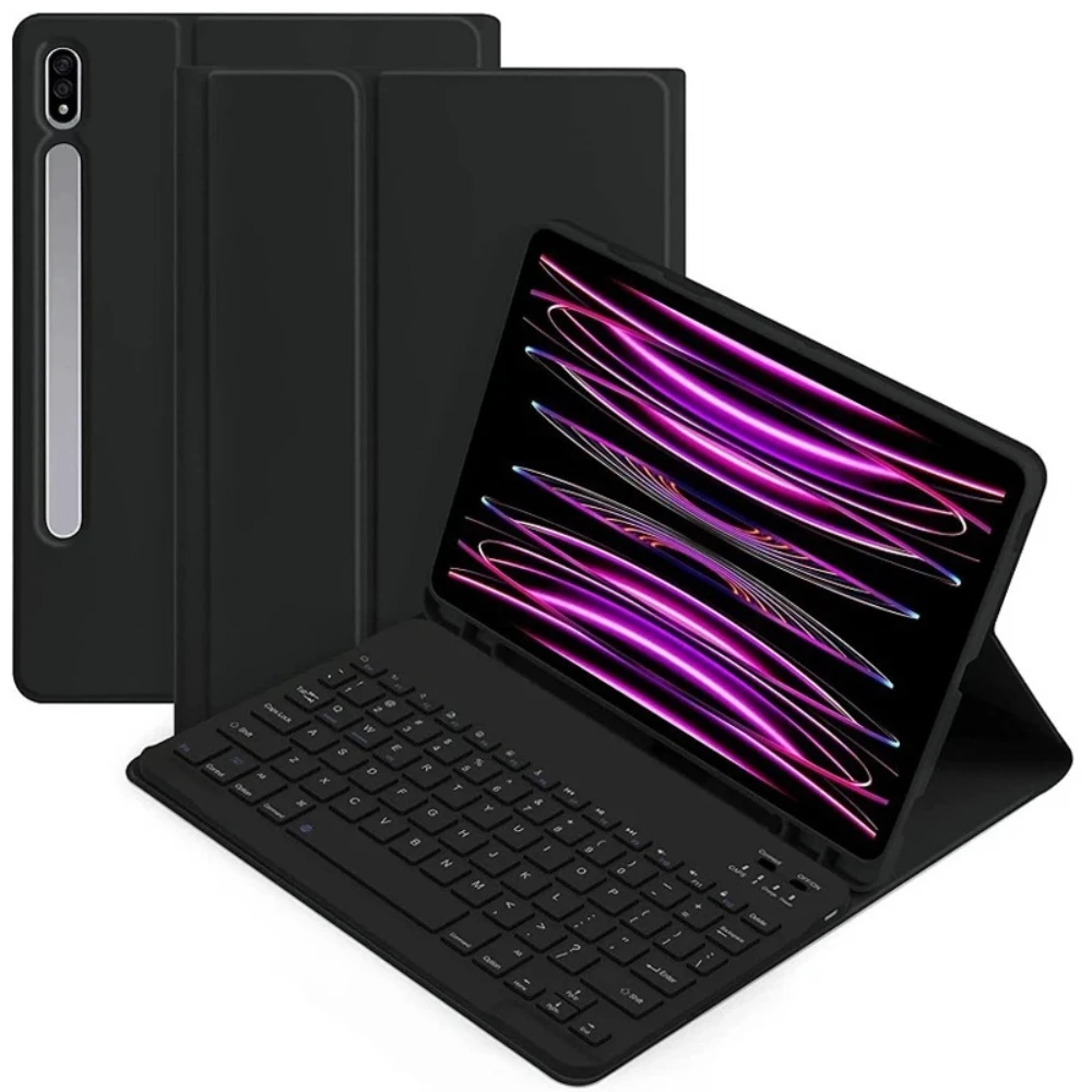Magic Keyboard Case for Samsung Galaxy Tab S10 Plus 12.4 Inch Tablet Keyboard Cover Galaxy Tab S9 plus S7 FE S8 PLUS 12.4" Funda