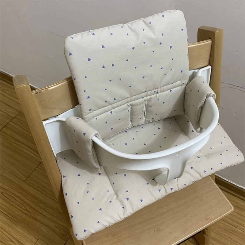 57EE High Chair Cushion for Infant Boy Girl Comfortable Waterproof Cotton Covers