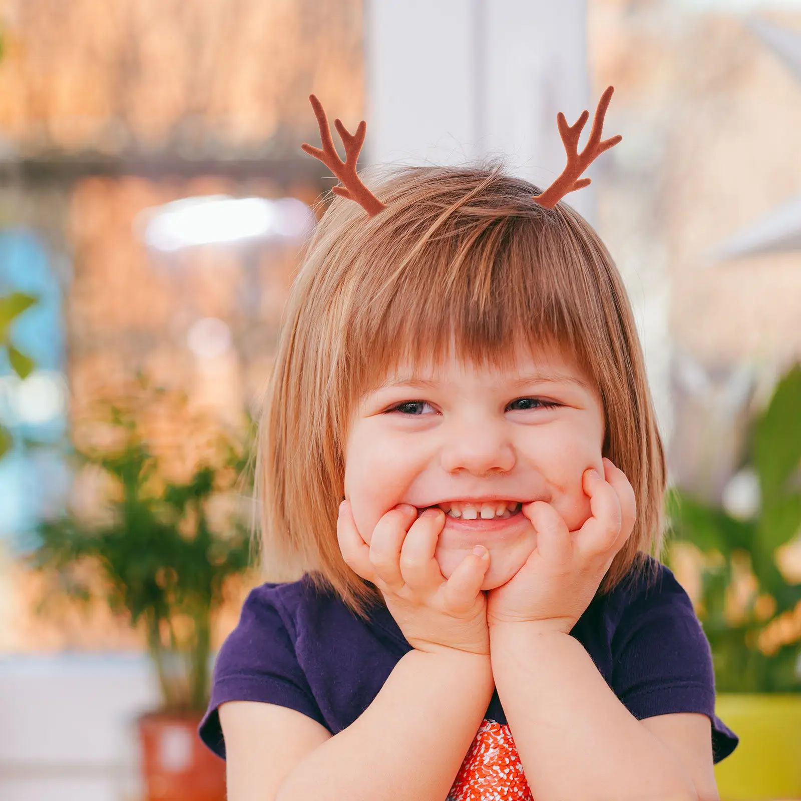 

100 шт. повязок на голову в виде оленьих рогов, имитация оленьих рогов, аксессуары для самостоятельного изготовления, для вечеринок, карнавалов, рождественского декора, пластиковые рога