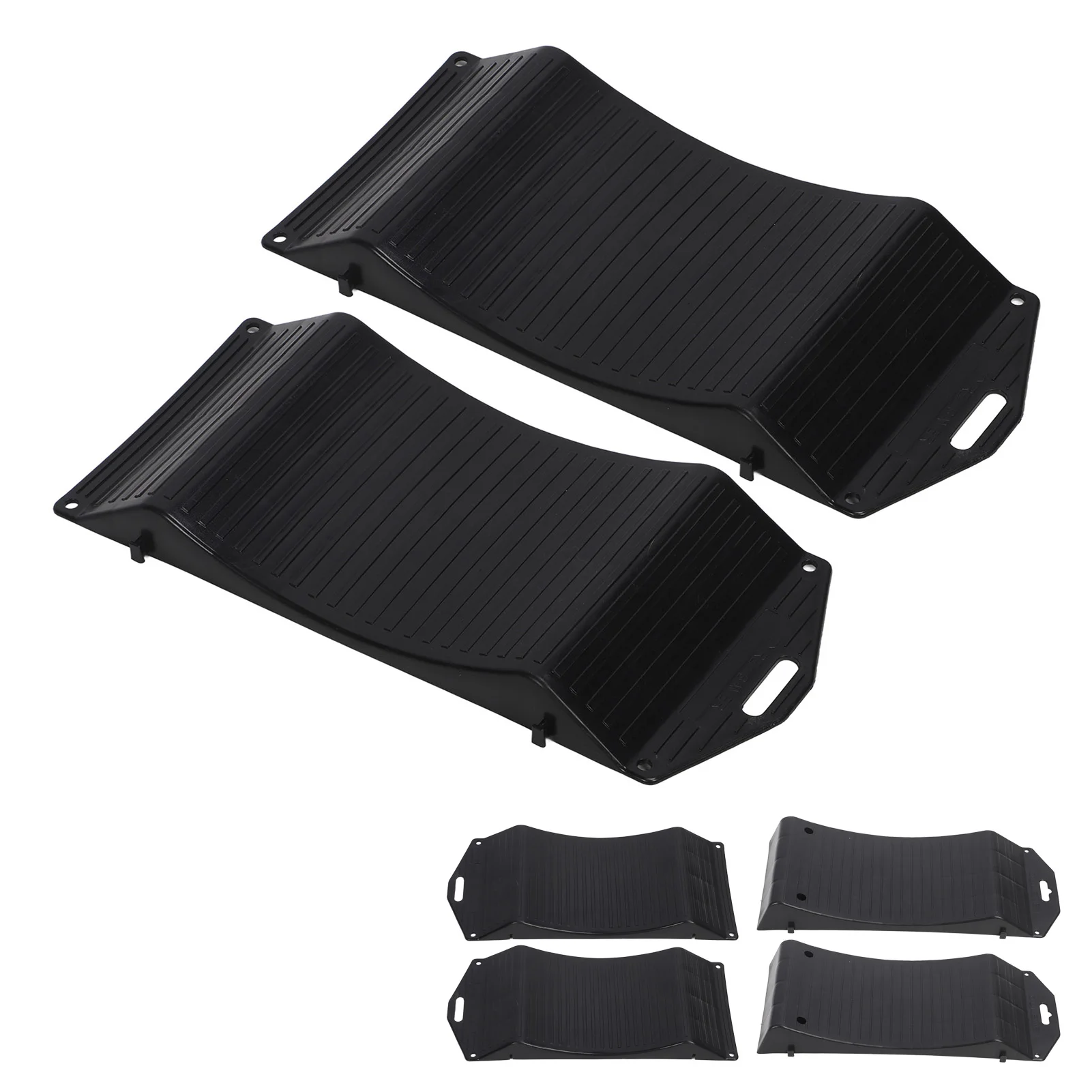

2PCS Tire Saver Ramps Heavy Duty Powerful Load Bearing Capacity Slip Resistant for Car Truck SUV RV Trailer Camper
