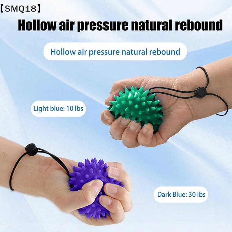 1PC Massage Ball Tactile Touch Ball Hand And Foot Muscle Relaxation Grip Strength Training Rehabilitation Soft Thorn Ball【SMQ】
