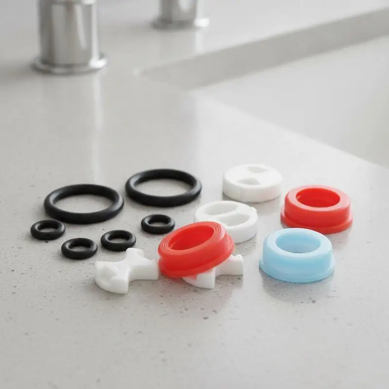 12PCS Durable Faucet Tap Valve Replacement Kit Anti-Leak Washers for Bathroom Kitchen DIY Sink Repair