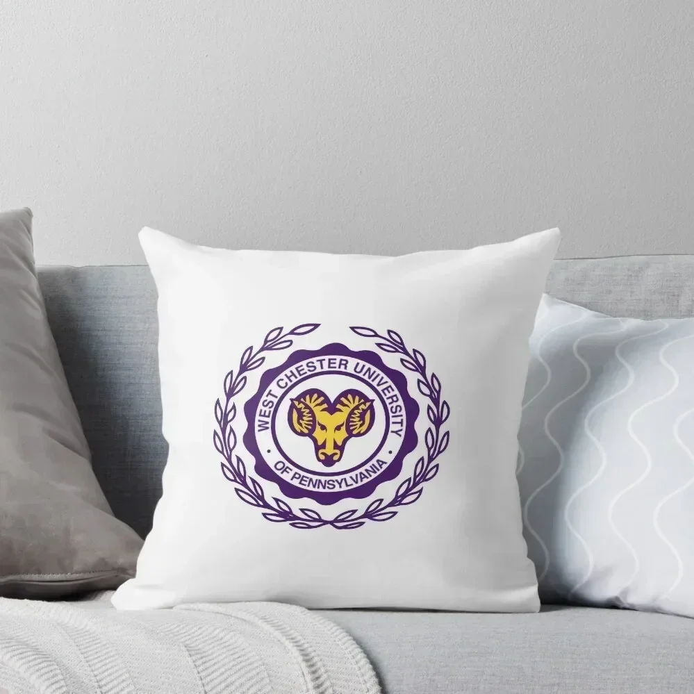 

West Chester University Throw Throw Pillow pillows decor home luxury home accessories Pillows Aesthetic Couch Cushions pillow