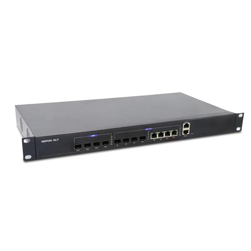 Hot sales FTTH 4 PON Port GPON/EPON OLT 1.25G Fiber Optic Gepon OLT Best Price fiber optic equipment