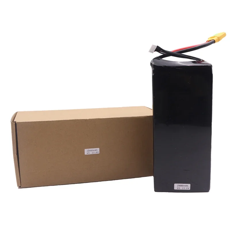 22000mAh 23000mAh Big Capacity 20C 6S 22.2V Lithium Polymer High Discharge Lithium Battery Pack For Agriculture