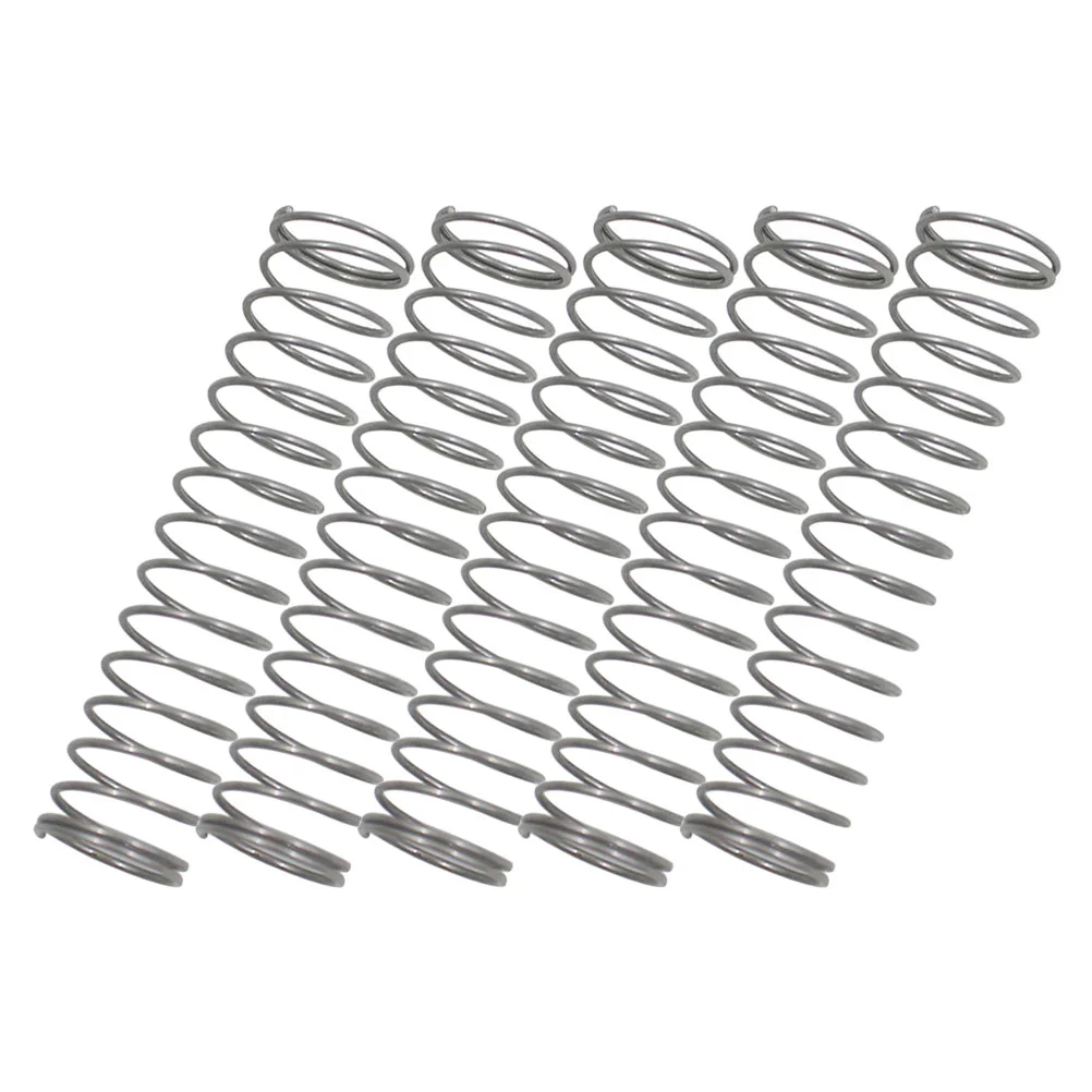 

5 Pcs Small Button Spring Trumpet Cornet Piston Springs Component Supplies Stainless Steel