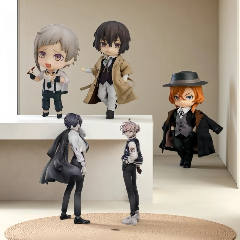 

Anime Bungo Stray Dogs Nakahara Chuya Figure Dazai Osamu Action Figures Noodles Press Model PVC Collectible Toys Birthday Gifts