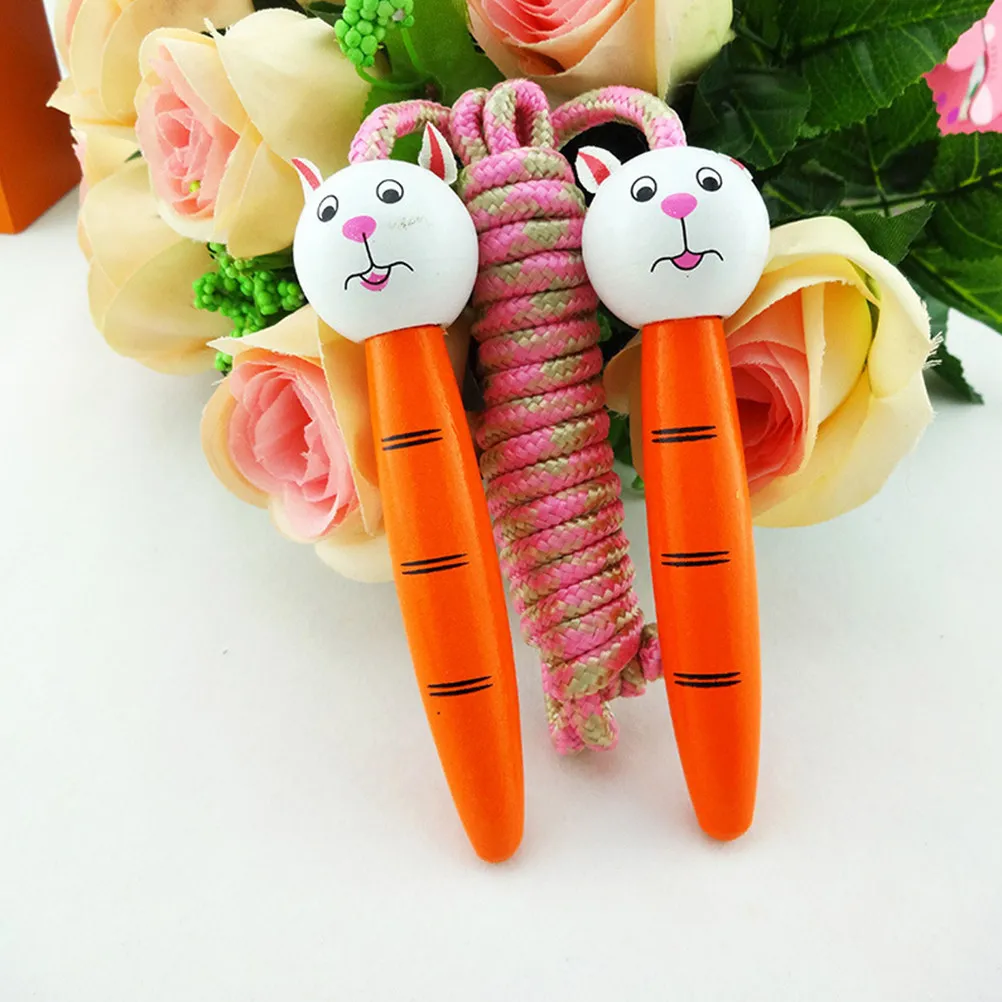 Cartoon Animal Themed Adjustable Jump Rope for Fitness Exercise Skipping Rope School Sports Training Kindergarten Students