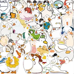 10/30/50PCS Funny Cartoon Cute Duck Stickers Animal DIY Skateboard Laptop Motorcycle Notebook Bike Graffiti Decals Kid Toys Gift