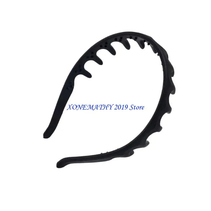 

F42F Comfortable Silicone Hairband For All Ages AntiSlip Hair Holder Gentle On Washable Elastic Band For Sport Daily Styling