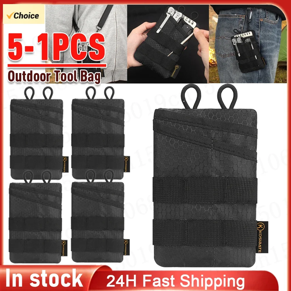 

Тактическая сумка для инструментов для повседневного использования, поясной кошелек с ремнем для ключей и карт, забавная поясная мини-сумка для походов, охоты, кемпинга, уличный кошелек для мелочи
