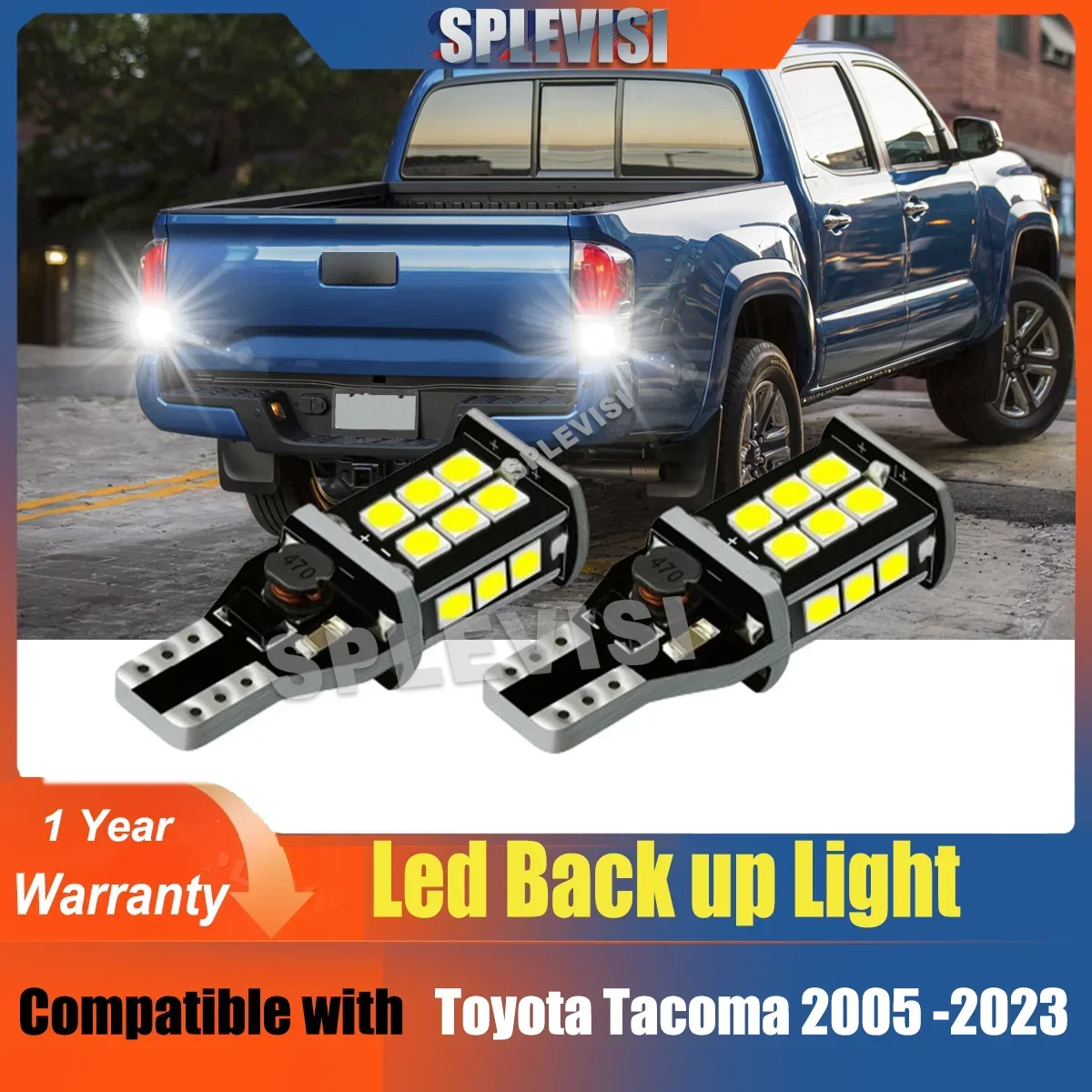 

Backup Light LED Bulb Canbus DC12V 6000K White For Toyota Tacoma 2005 2006 2007 2008 2009 2010 2011 2012 2013 2014 2015 -2023