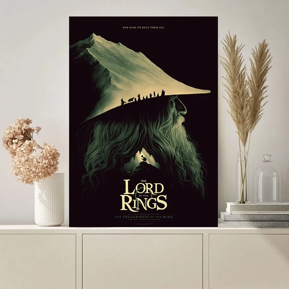 T-The L-Lords of the R-Rings Poster Paintings on The Wall Picture for Living Room Interior Painting Room Decoration