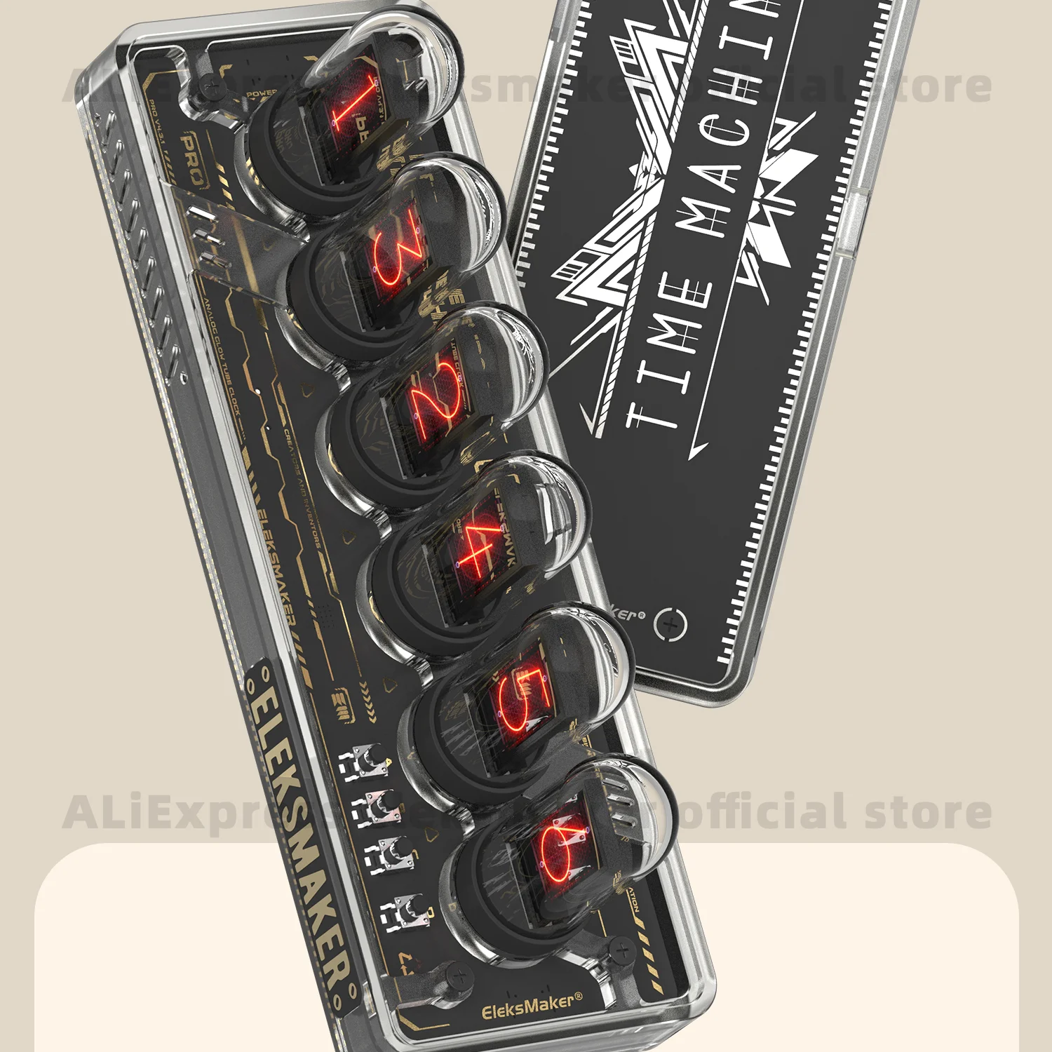 EleksMaker EleksTube IPS PR1 PR2  6-Bit IPS Retro Glows Analog Nixie Tube elekstube clock