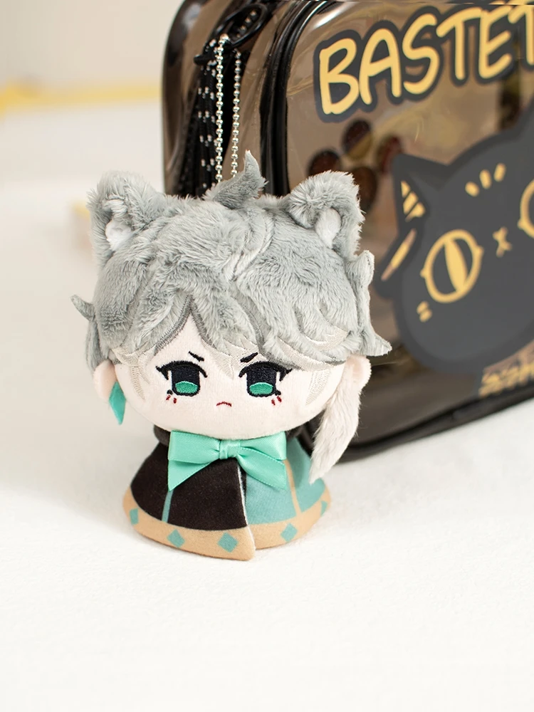 

Anime Genshin Impact Zhongli Albedo Venti Cosplay Cute Plush Keychain Cotton Doll Ambitus Gift