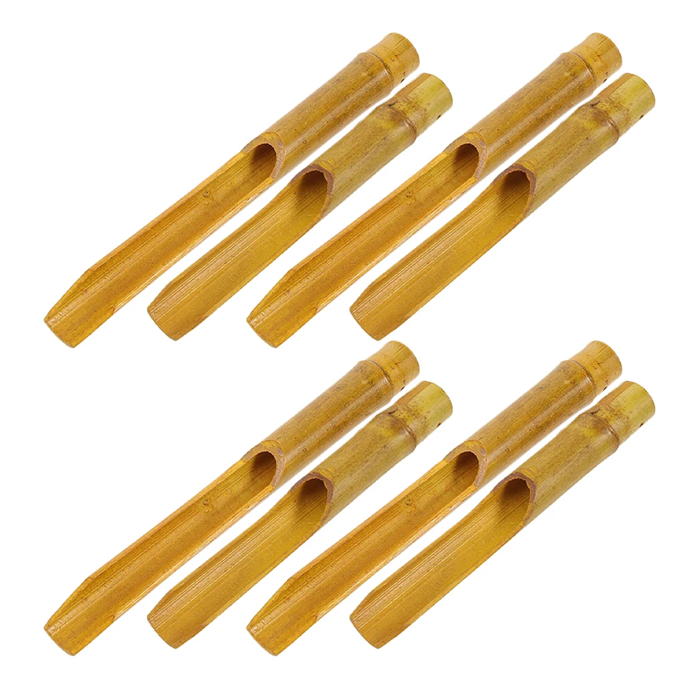 

8pcs Japanese Style Bamboo Tubes Diy Replacement Parts Garden Balcony Decor Sturdy Windchime Crafting Supplies Bamboo