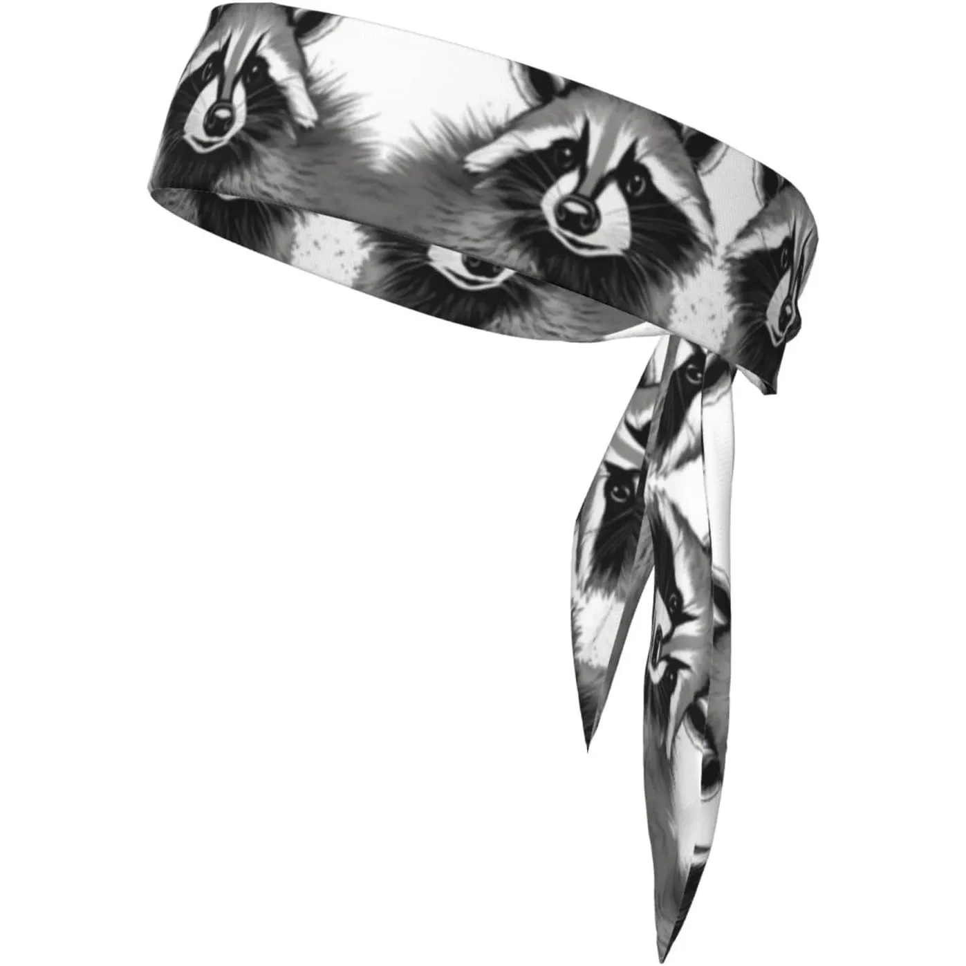 

cute raccoon Prints Quality Headbands,Sports Head Tie,Headband for Men and Women,Hair Band for Yoga