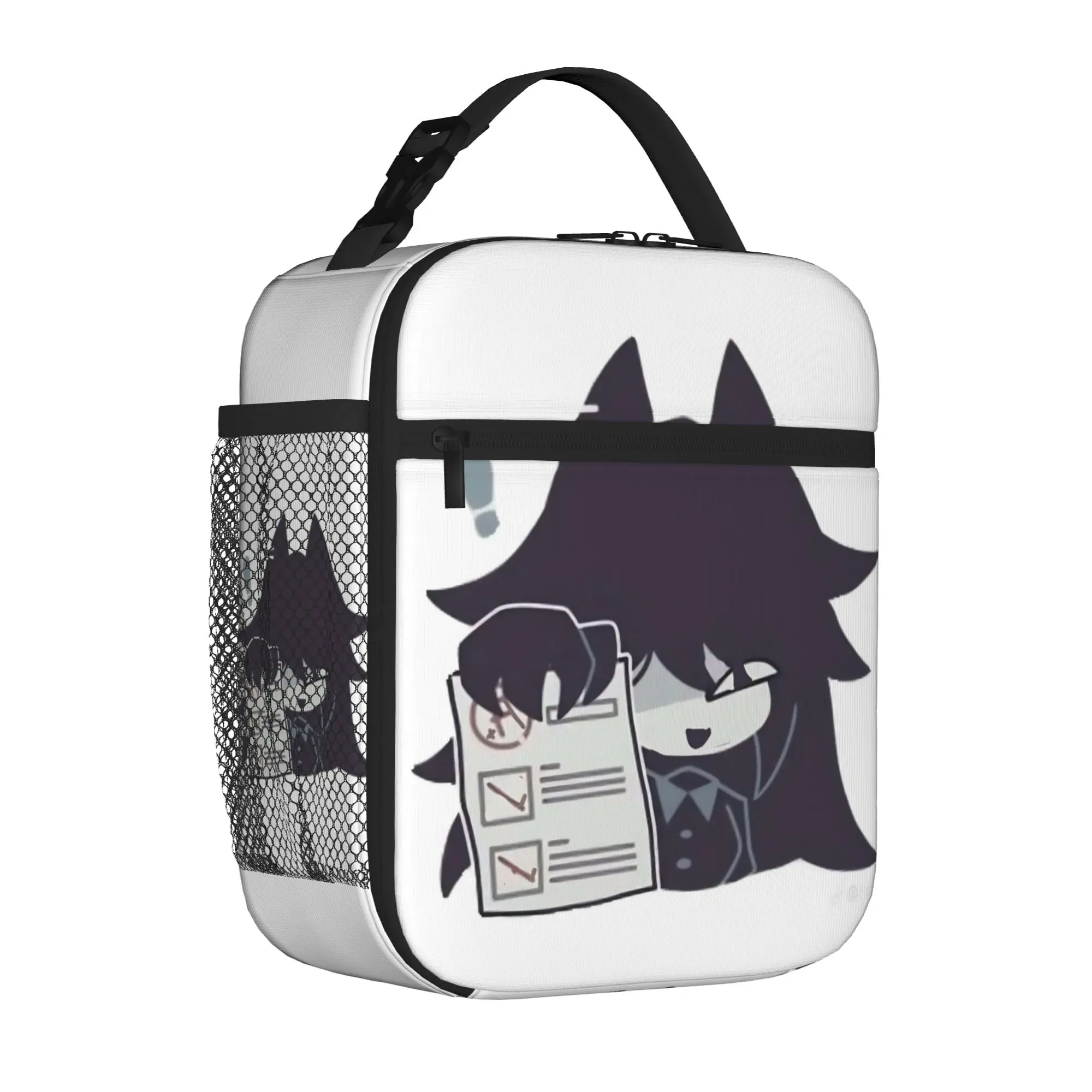 Insulated Lunch Tote Bag Fundamental Paper Education Miss Circle Causal FPE Thermal Cooler Lunch Boxes Portable For School