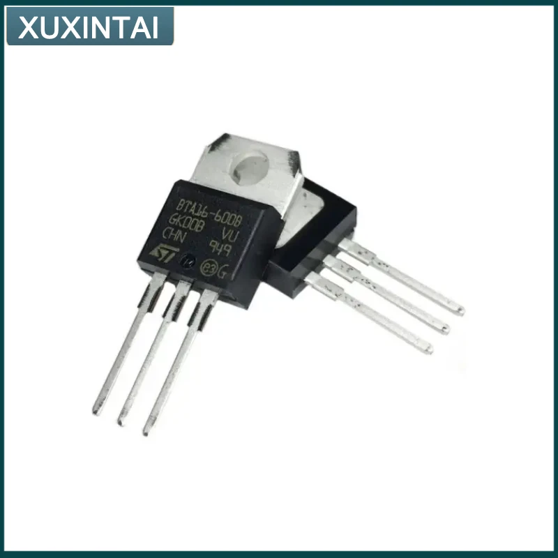 10Pcs/Lot New Original  BTA16-600BRG BTA16 TRIAC Standard 600 V 16 A Through Hole TO-220