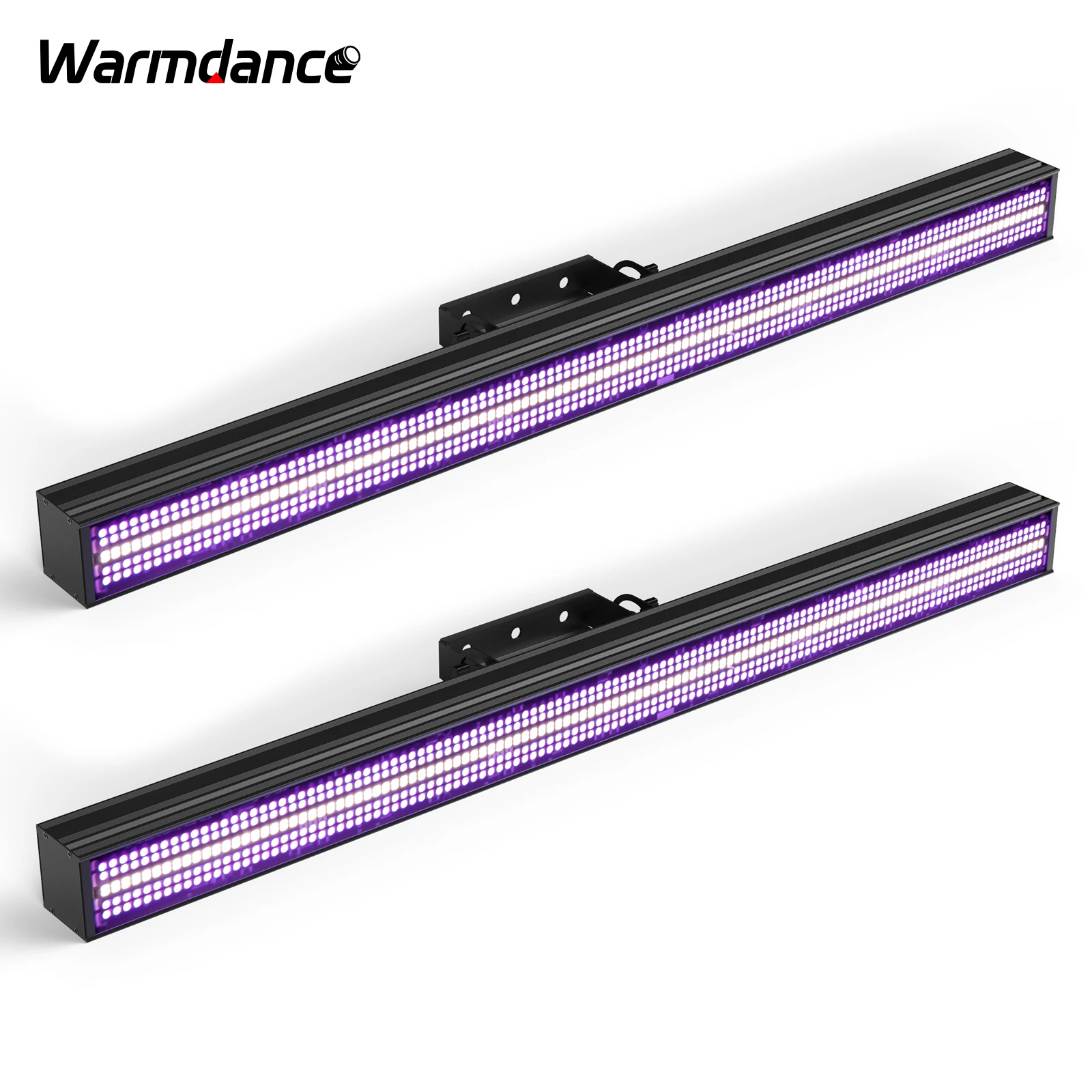 2PCS/SET 150W 720LEDs Wash Light Bar RGB Wall Washer Lights Strobe Light DMX Stage Light Effect Projector for Party Club Wedding