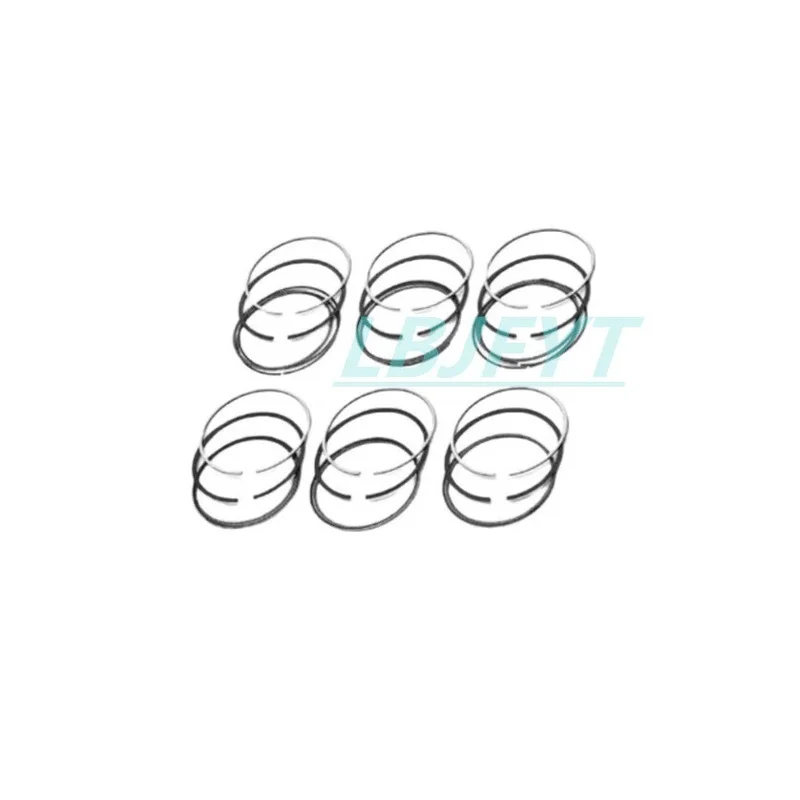 6×Piston Rings for BMW 325i 330i 525i 530i 730i X5 X6 M54 B25 B30 E46 E39 84mm 11257506252 11257511697 view 5