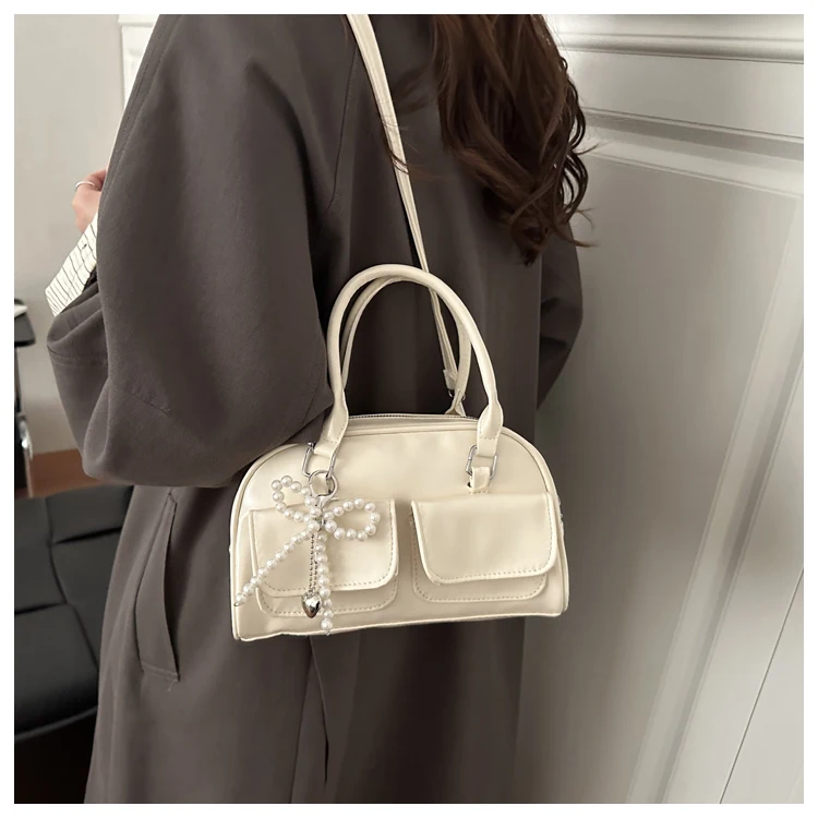 Bolso de Gran Capacidad para Viajes, Nuevo Estilo Invierno 2025, Bolso de Hombro/Axilar, Alto Valor Estético, Bolso Boston/Bo...